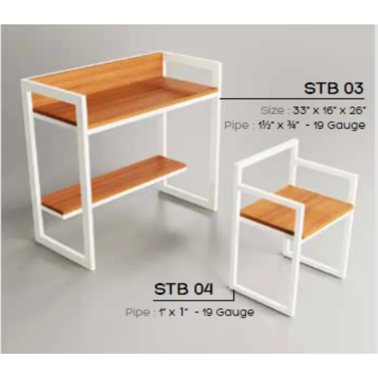 Kids Metal Study Table STB 03 & Chair STB 04