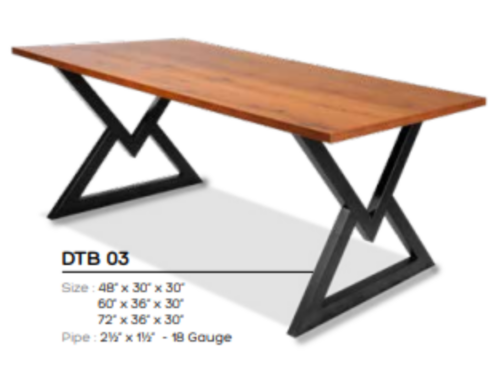 Metal Dining Table DTB 03