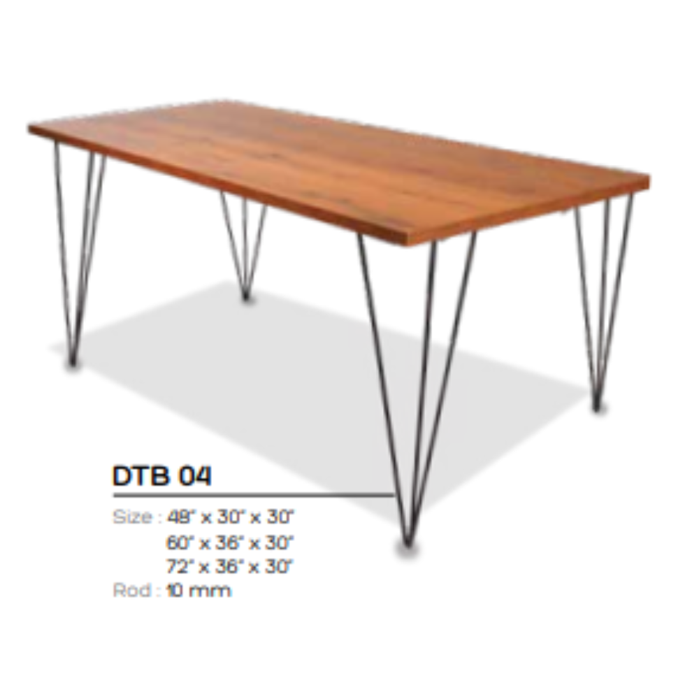 Metal Dining Table DTB 04