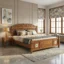 Jasmine Wooden Queen Size Bed In Teak Wood 11 1