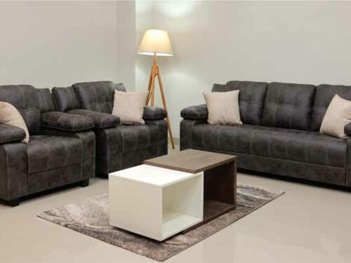 Malwa Fabric Sofa Set 3+1+1 Seater