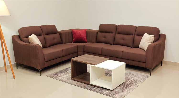 Whinchister Corner Fabric Sofa Set