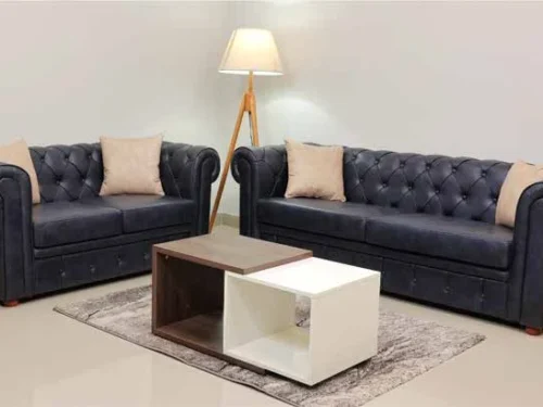 Chesterfield Fabric Sofa Set 3+2 Seater