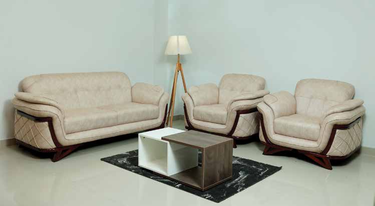 Nexon Fabric Sofa Set 3+1+1 Seater