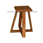 Traditional Wooden Stool In Teak Wood