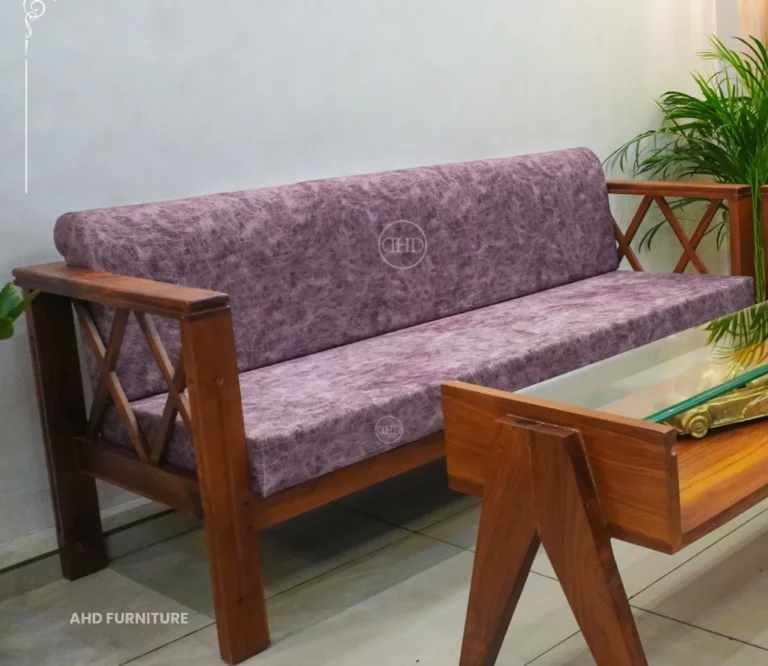 Nano Small Sofa Set in Teak Wood