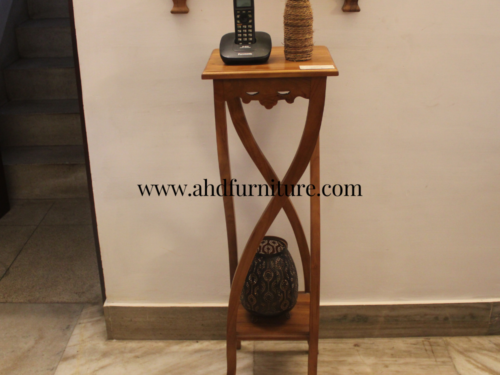 Telephone Stand Square Large Size in Imported Teak
