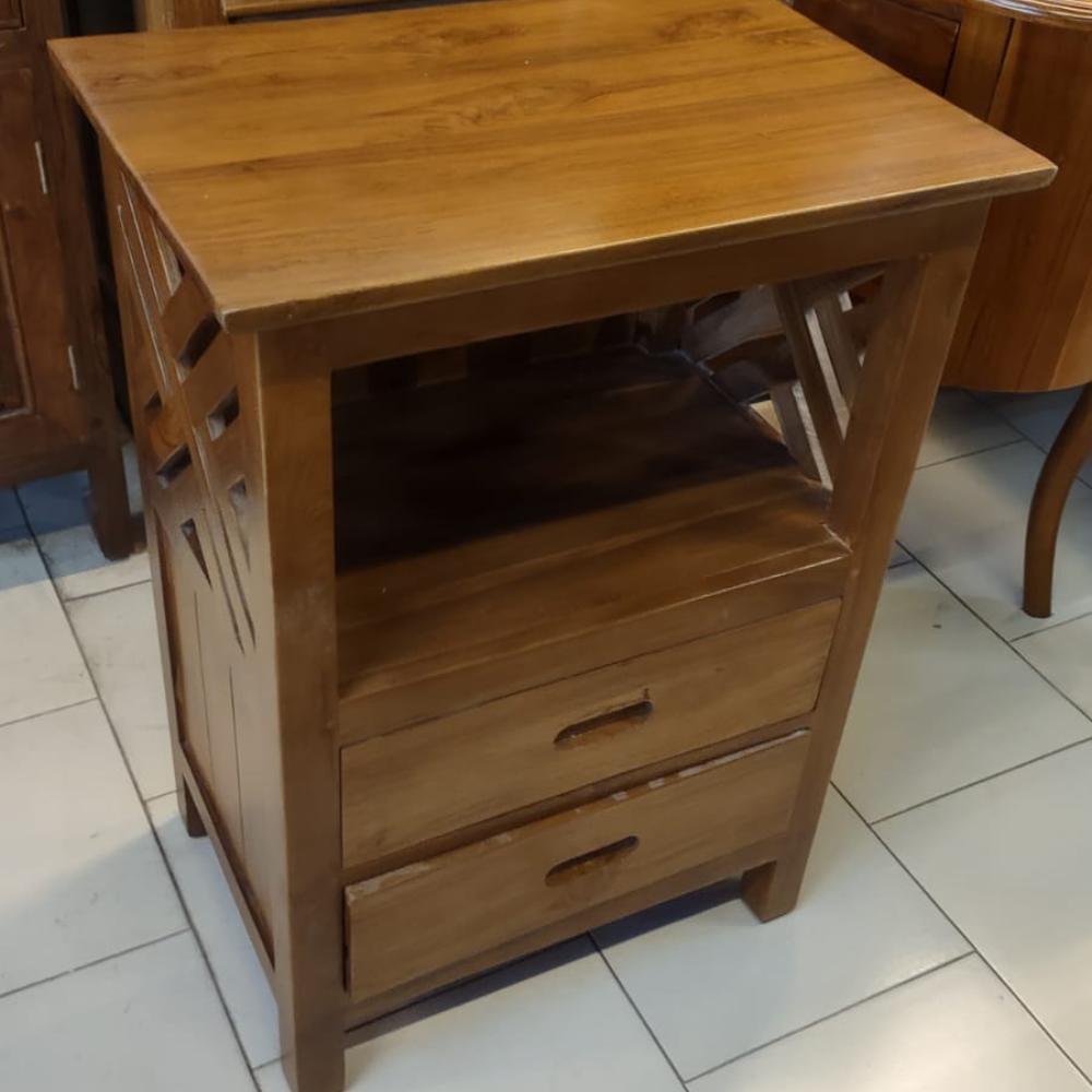 Harmony Side Table In Imported Teak Wood