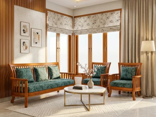 Urban Wooden Sofa Set 311