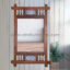 Jaypore Mirror with Rack In Teakwood