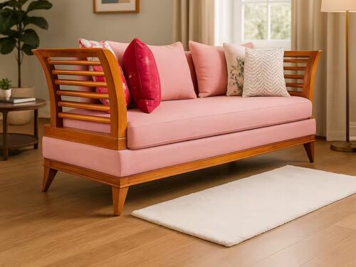 Legend Wings Wooden Sofa Set In Teak Wood 3 seater (4)