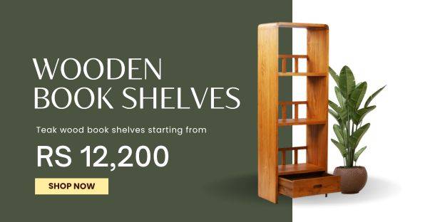 wooden book shelves