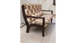 Fushion Sleek Sofa 3 Seater In Rosewood