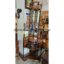 Corner Stand Showcase In Teak Wood