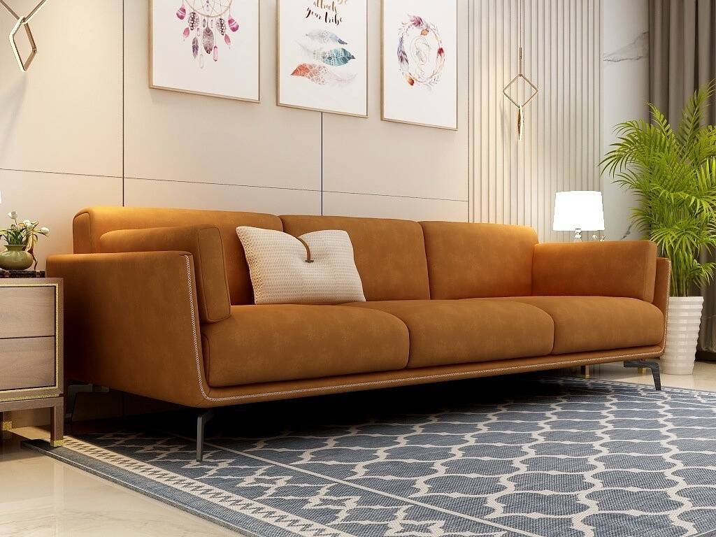 Classic Comfort 3 Seater Fabric Sofa