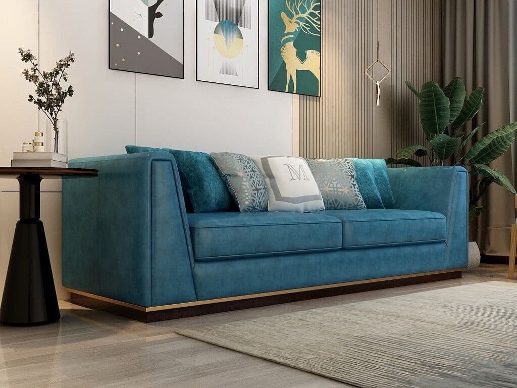 3 Seater Fabric Sofa 6