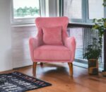 Royal Fabric Wing Chair
