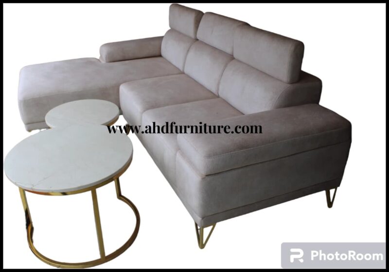 Dali L Shape Fabric Sofa Set