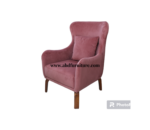 Royal Fabric Wing Chair