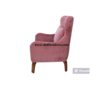 Royal Fabric Wing Chair
