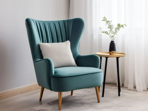Aura Fabric Wing Chair