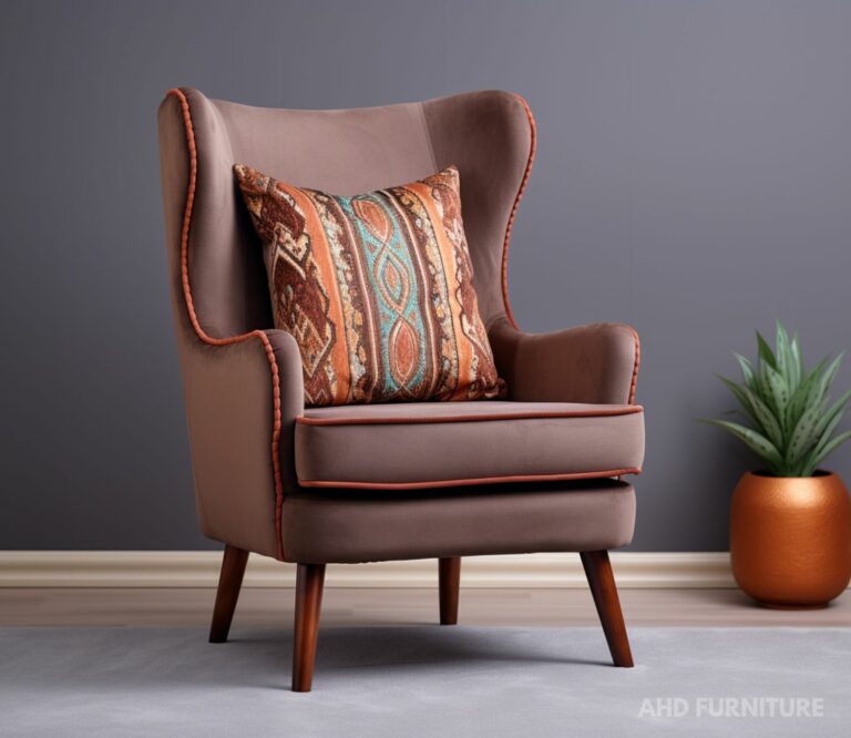 Oria Fabric Wing Chair