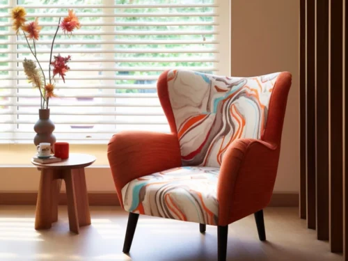 Tierra Fabric Wing Chair