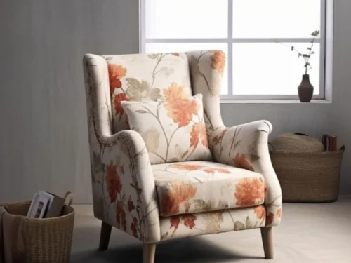 Butani Fabric Wing Chair