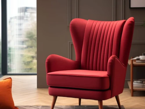 Bolsa Fabric Wing Chair