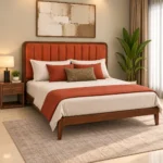 Lilly Teak Wooden Cot 2