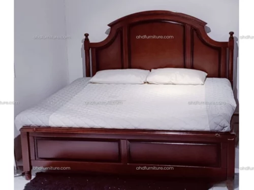 Rolex King Size Bed In Mahogany