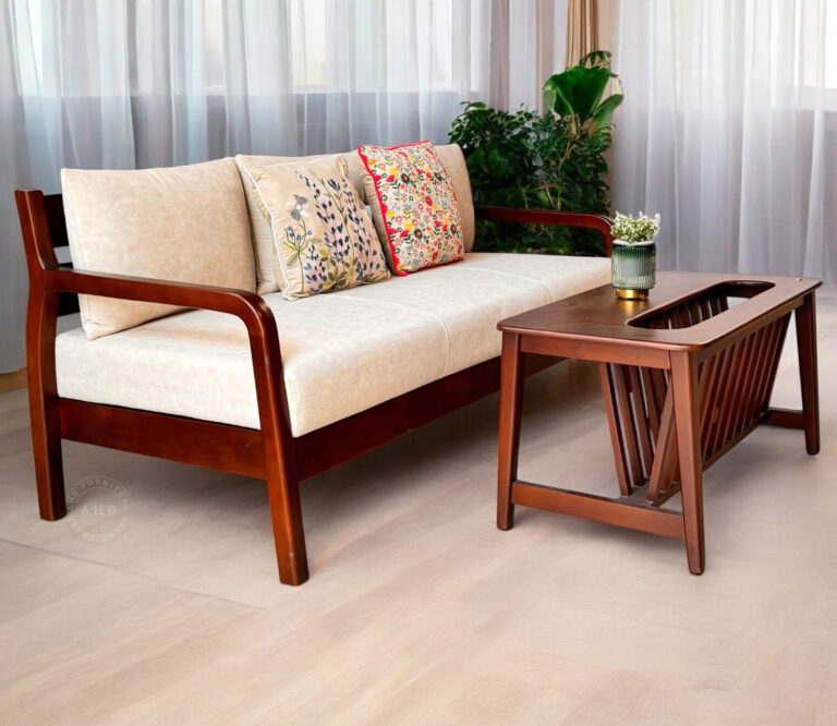 Stan Sofa Set In Mahogany