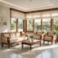 Grafton Wooden Sofa Set 311