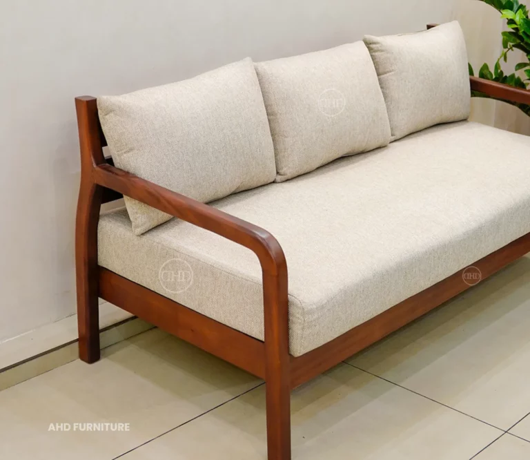 Stan Sofa Set In Mahogany