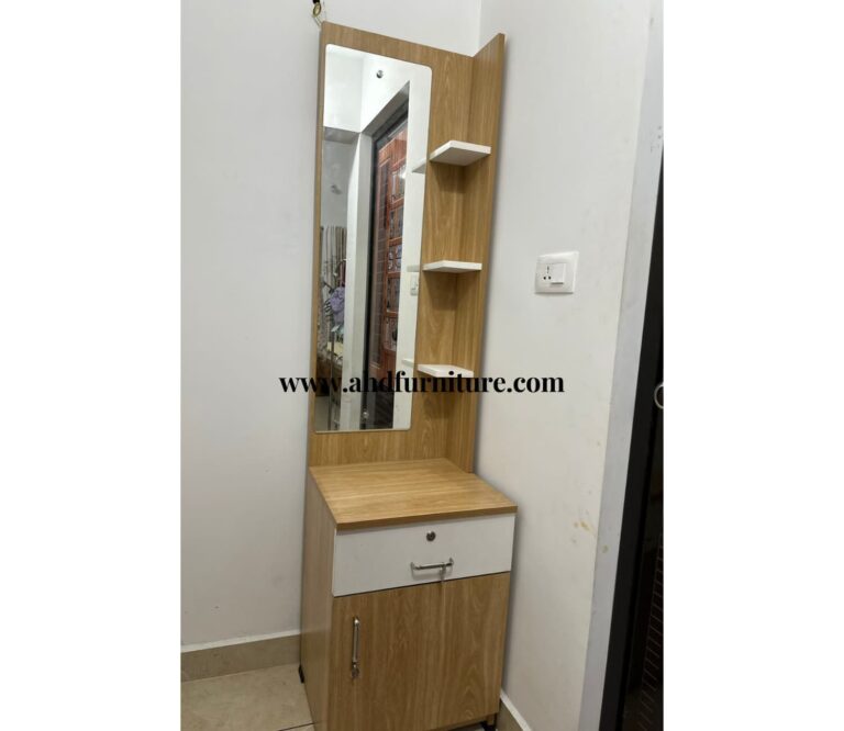 Dressing Table Wooden Finish In Engineered Wood