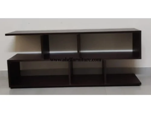 TV Unit Dark Finish In Engineered Wood