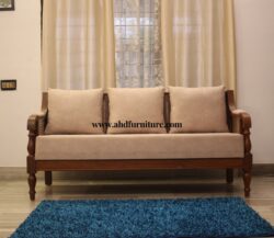 3 Seater Wooden Sofa 13
