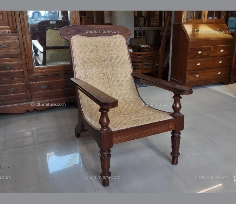 Empire Easy Chair With Cane Weaving In Rosewood