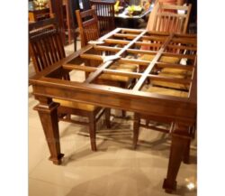 Glass dining table 6 seater 8