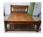 Cot N3 Double Size Bed in Rosewood