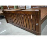 Loop King Size Bed In Teak Wood