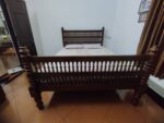 3 Layer Grassy work King Size Bed in Teak Wood - Image 3