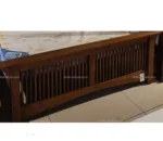 Elisa Queen Size Bed In Mahogany Wood