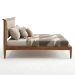 Forte Wooden Queen Size Bed In Teak Wood (9)