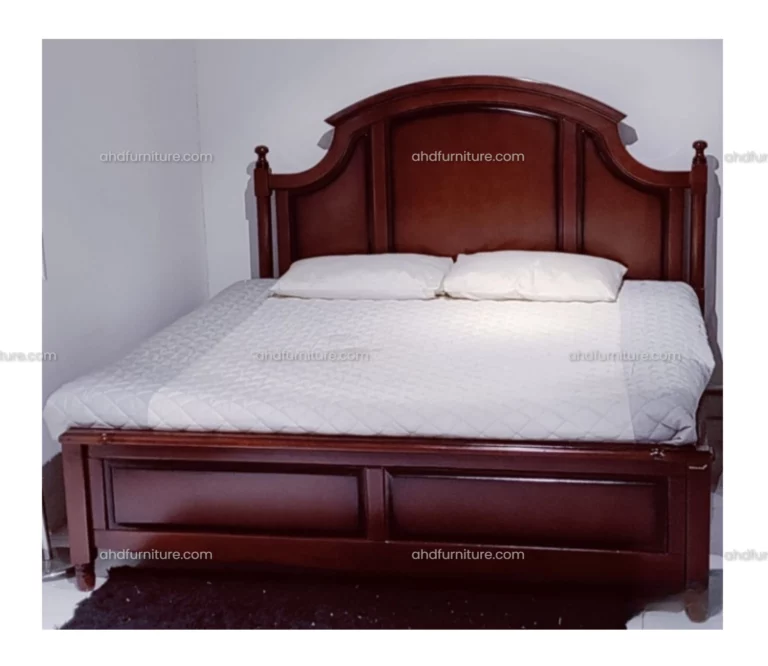 Rolex Queen Size Bed In Mahogany Wood