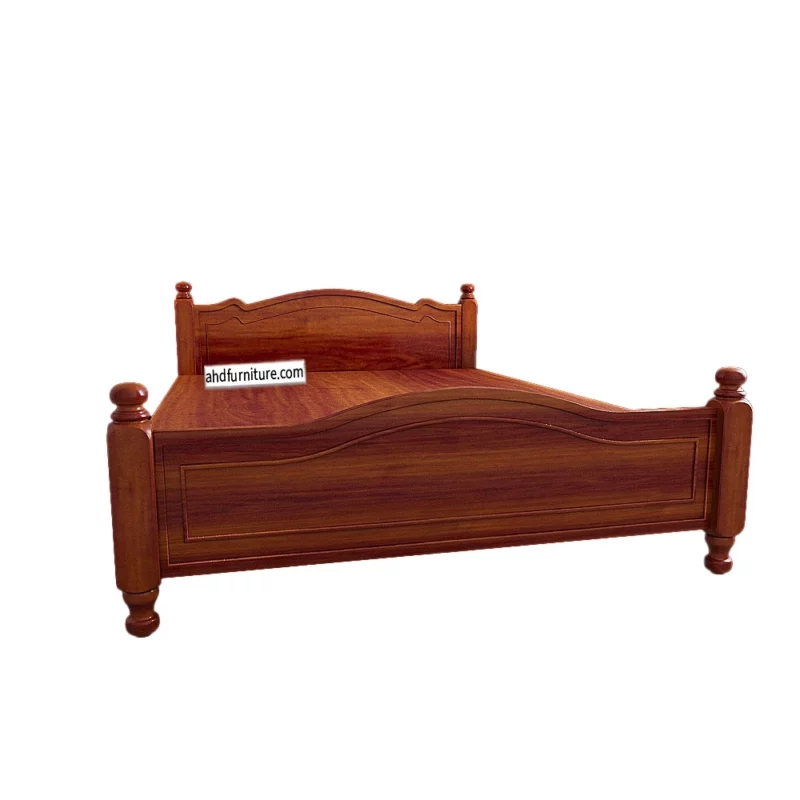 Trend Queen Size Bed in Hard Wood