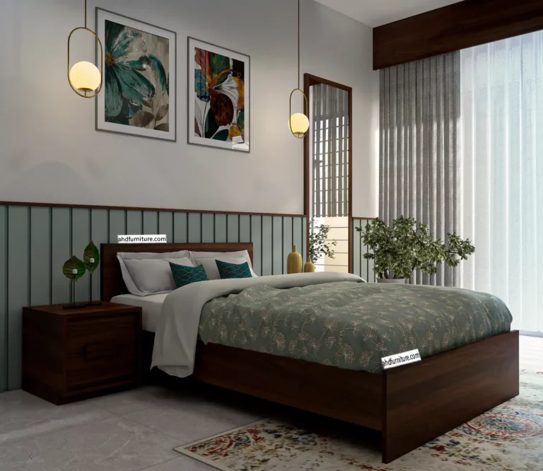 Ava King Size Bed In Engineered Wood