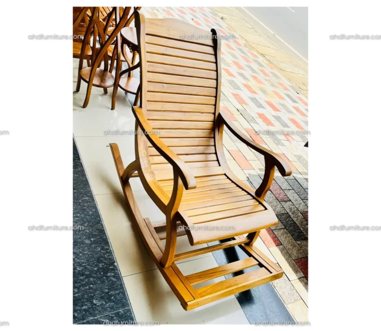 Fabio Rocking Chair In Imported Teak Wood
