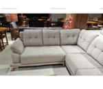 Olive Corner Fabric Sofa Set