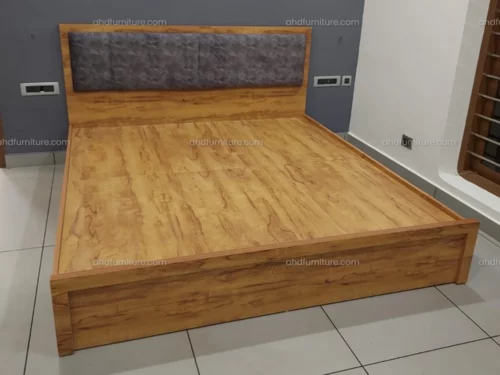 Regina Queen Size Bed with Storage In Engineered Wood